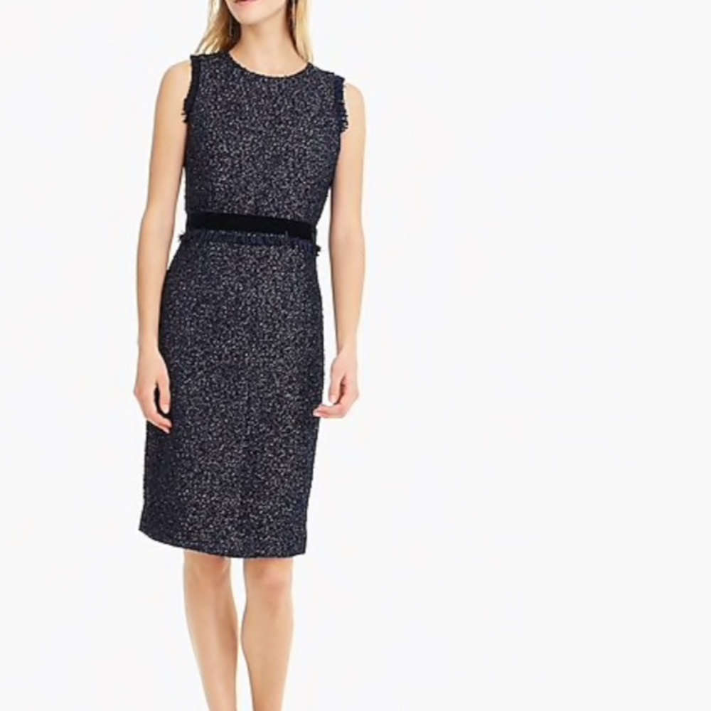 JCrew sparkle tweed dress Brand New with tags